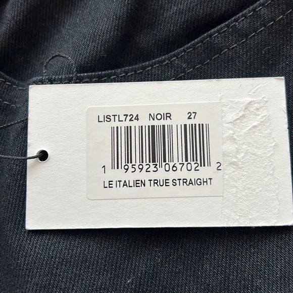 FRAME LE ITALIEN TRUE STRAIGHT JEANS - Picture 8 of 9
